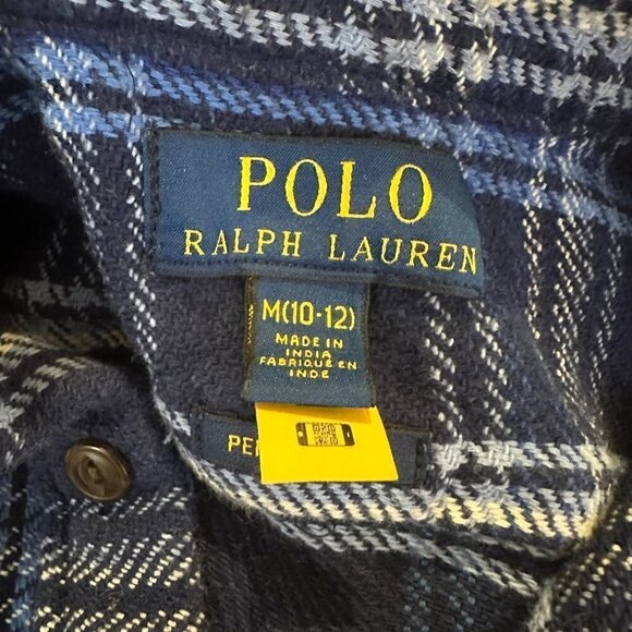 Polo Ralph Lauren plaid flannel button up - Picture 2 of 4